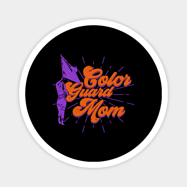 Flag Spinning Color Guard Mom Magnet by Dolde08